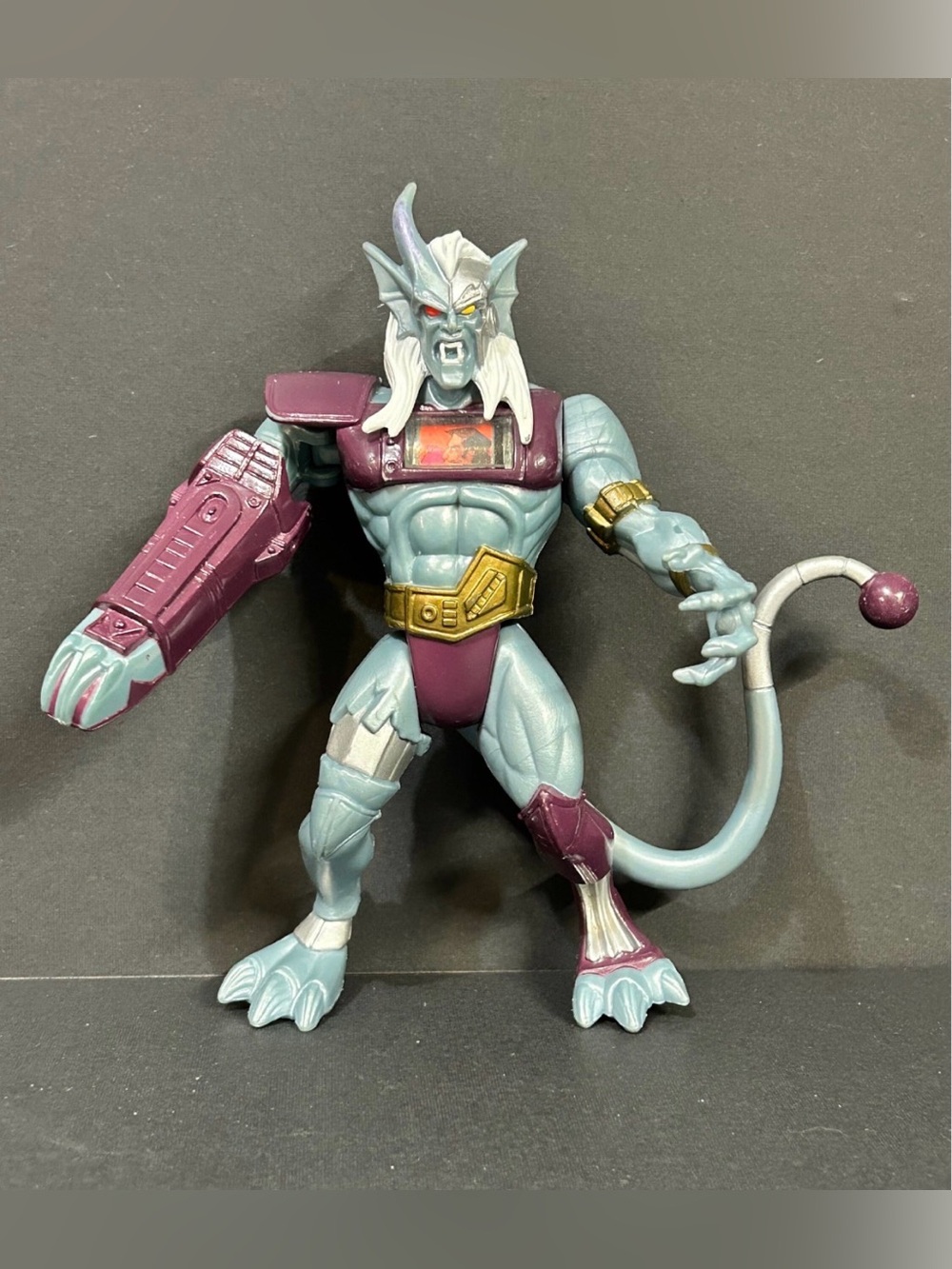 Vintage 1996 Kenner/Disneys Gargoyles: Coldstone Hard Wired Action Figure.